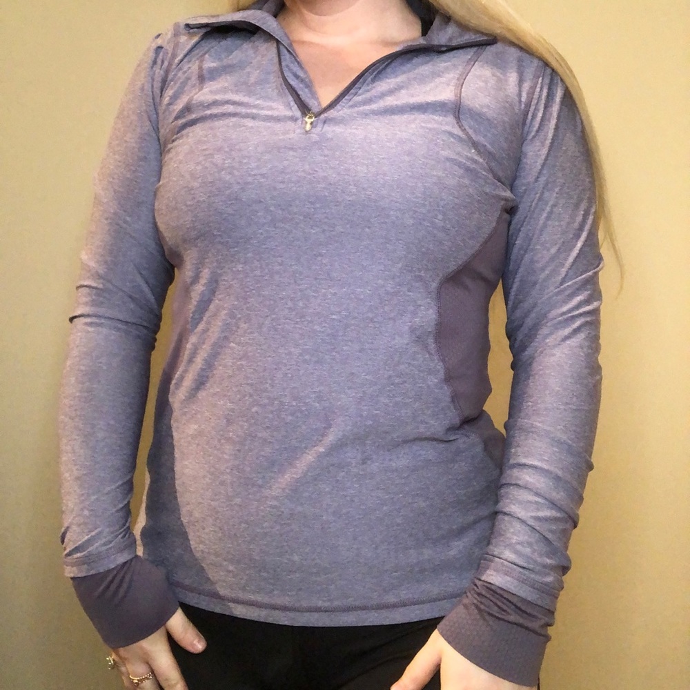 ✨SOLD✨Champion purple 1/4 zip